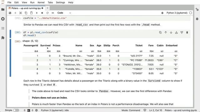 Up and running with Polars смотреть онлайн