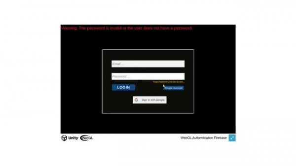 User Authentication On WebGL Using Firebase (Unity, WebGL + Firebase)