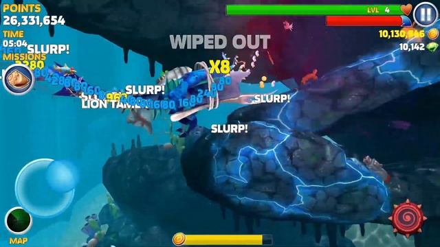 NEW ABYSSHARK vs GIANT BLACK CRAB BOSS (HUNGRY SHARK EVOLUTION) смотреть онлайн