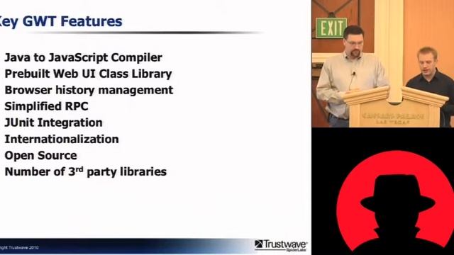 Black Hat USA 2010: GWT Security: Don't Get Distracted By Bright Shiny Objects 1/4 смотреть онлайн