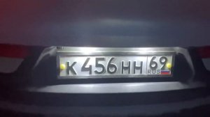 Подсветка номера КИА СПОРТЕЙДЖ 3