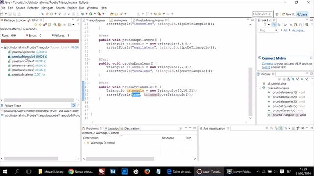 Pruebas Unitarias Java Junit Eclipse (PU) Testing y Calidad - parte 3 смотреть онлайн
