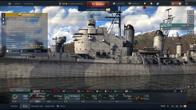 USS Wilkinson - Update Winged Lions 2ⁿᵈ Dev Server - War Thunder смотреть онлайн