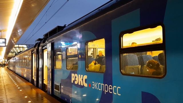 Электропоезд ЭП2Д-0082 "РЭКС" сообщением "Москва(Курский Вокзал) - Серпухов" смотреть онлайн