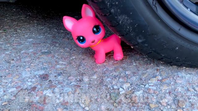 Crushing Crunchy & Soft Things By Car! EXPERIMENT CAR Vs Stretch Armstrong