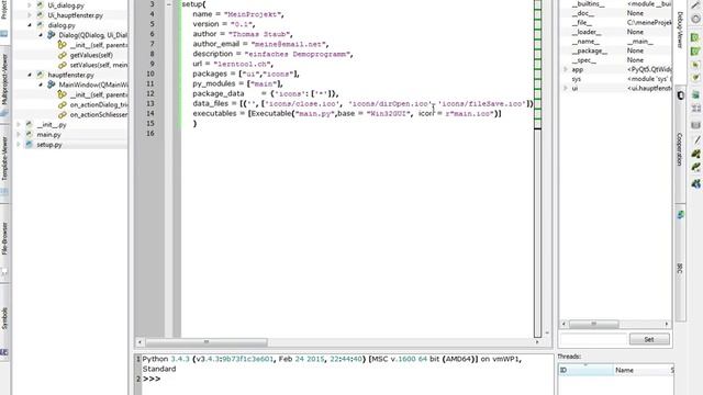 Teil 4 Eine EXE Datei erzeugen смотреть онлайн