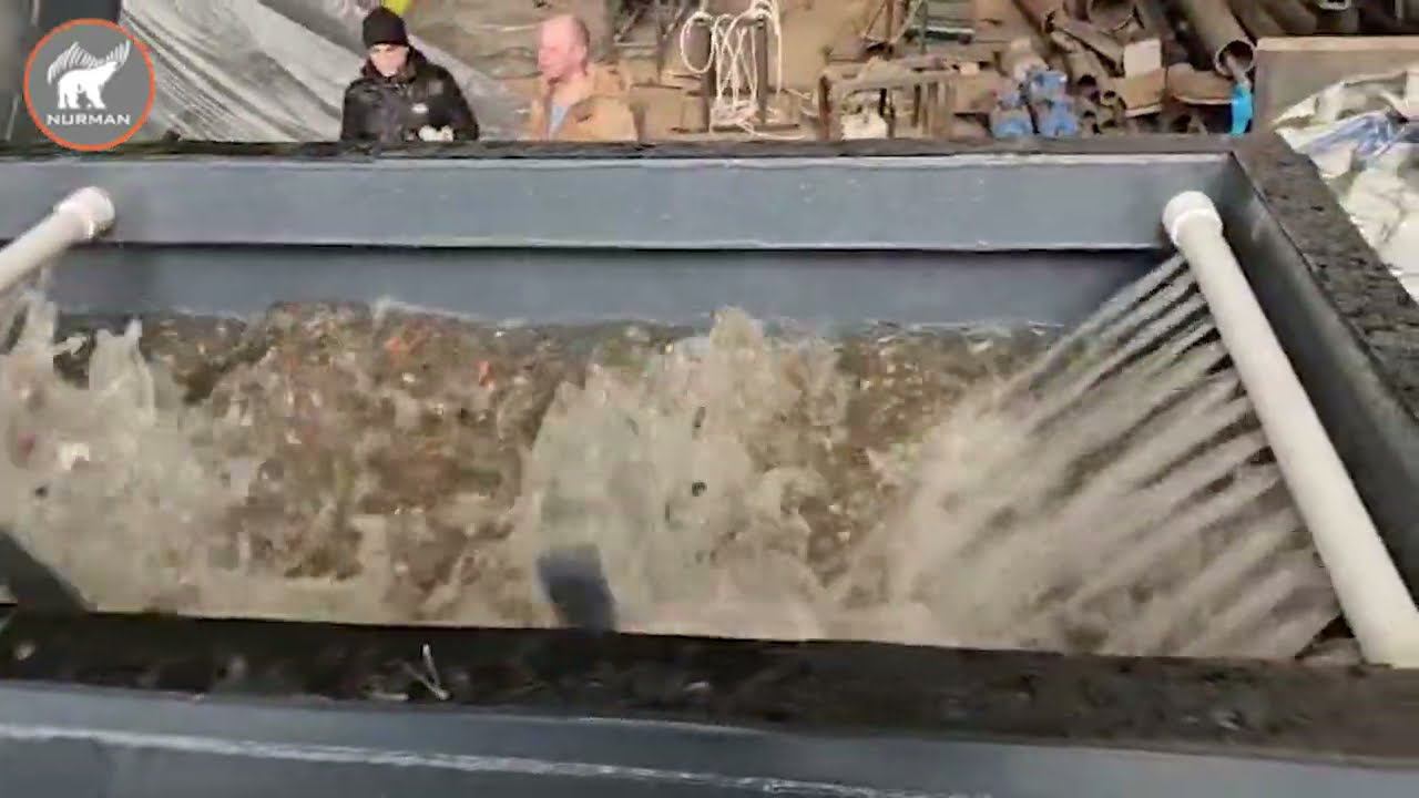 Высокоинтесивная горячая универсальная мойка для отходов пластика NURMAN