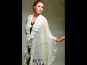 МК Узор для палантина крючком