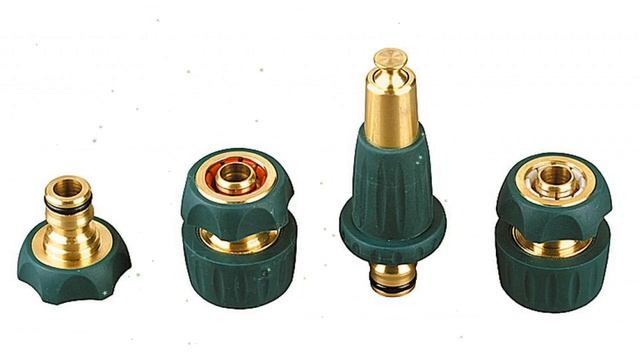 Набор поливочный латунный, 4 предмета Profi Plus (Raco) обзор 4244-55147B смотреть онлайн