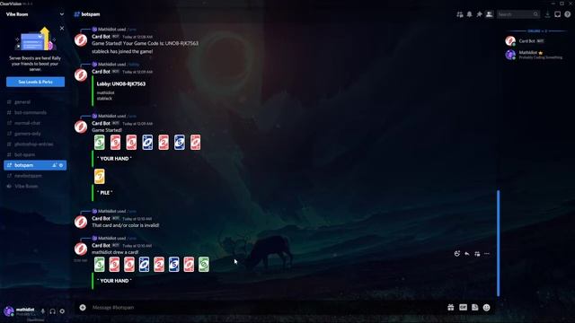 Discord Card Game Bot | Uno смотреть онлайн