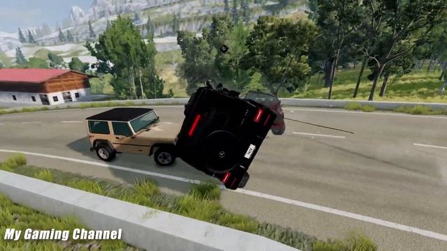 Mercedes-Benz Gelentwagen / Free Drive & Crashing/ BeamNG Drive смотреть онлайн