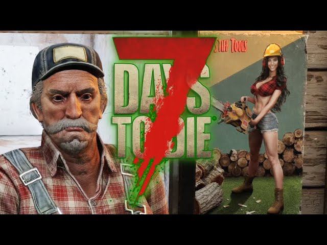 Первый раз боремся с зомби втроем | 7 Days To Die Кооп #1