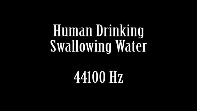 Human Drinking Swallowing Liquid Water Gulp Sound Effect Free High Quality Sound FX смотреть онлайн