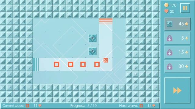 Mini TD: Classic Tower Defense Game Level 1 смотреть онлайн