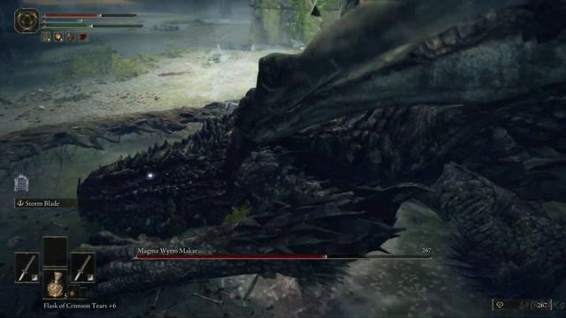 Elden Ring - Magma Wyrm Makar Boss Fight (4K 60FPS) смотреть онлайн