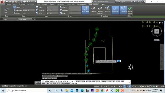 PART 11-MODIFYING TOOLS IN AUTOCAD(ARRAY ,EXPLODE,OFFSET,ERASE COMMAND) #arraycommandautocad смотреть онлайн