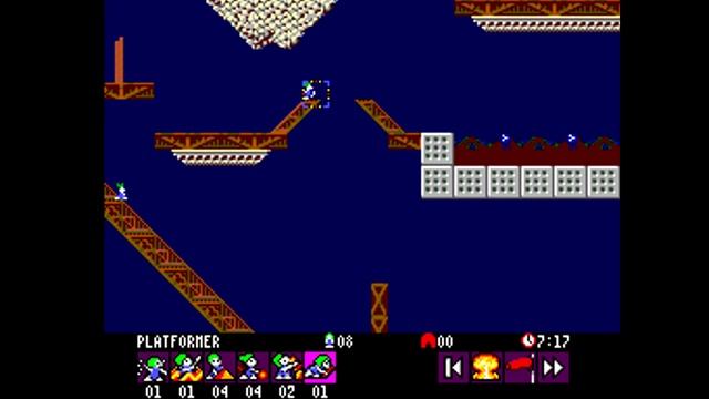 Lemmings 2: The Tribes [Sega Master System Longplay] (1994) Spidersoft смотреть онлайн