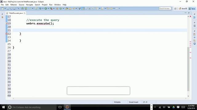 JAVA: How to make JDBC Application on "Web RowSets" using Oracle Database смотреть онлайн
