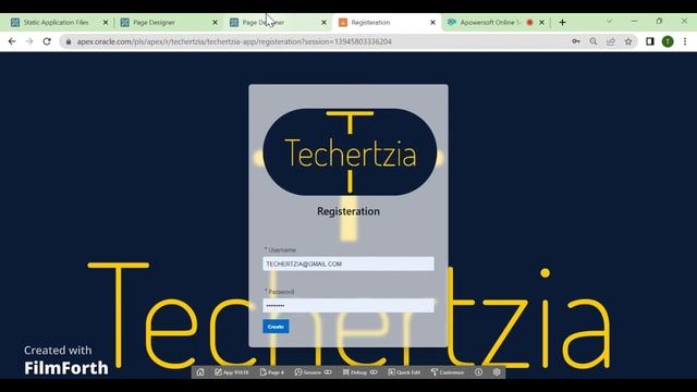 Oracle Apex 22.1.3 || Make Registration Page design in oracle apex смотреть онлайн