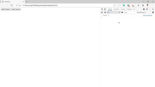 setTimeout & clearTimeout in JavaScript with Example to call a function after 5 seconds or some tim смотреть онлайн