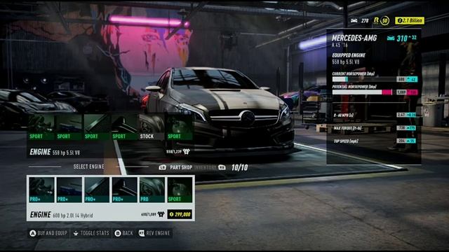 NFS: Heat - Mercedes-AMG A 45 Customization!! (Ruv's new car) смотреть онлайн