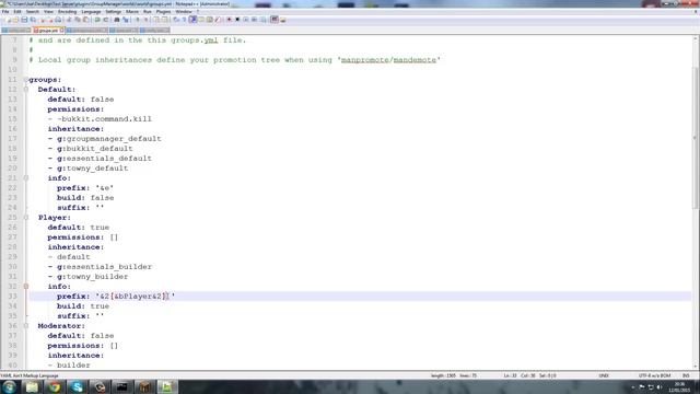 How to Setup and Config GroupManager For 1.8/1.8.3 Bukkit/Spigot смотреть онлайн