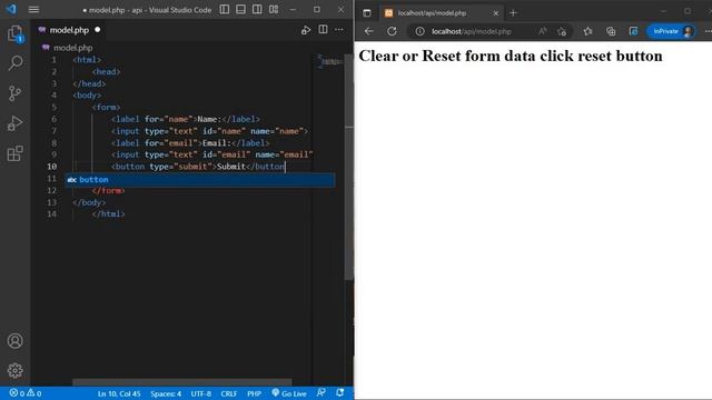 how to reset modal form in jquery || jQuery modal form reset button смотреть онлайн