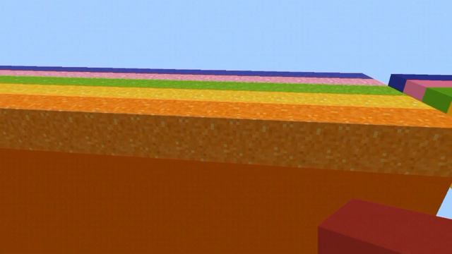 ПРОХОЖУ САМУЮ ДЛИННУЮ РАДУЖНУЮ ЛАКИ БЛОК КАРТУ В MINECRAFT!!! смотреть онлайн