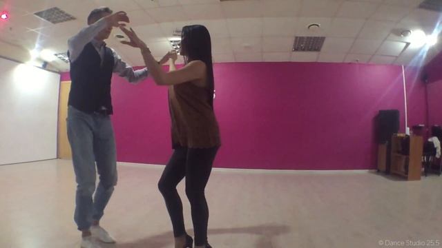 Salsa NY style. Nikita Antsukhskiy & Anastasia Makeeva || Dance Studio 25.5 смотреть онлайн