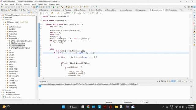 Largest Number After Digit Swaps by Parity #java #Maths#strings #java #javainterview #leetcode смотреть онлайн