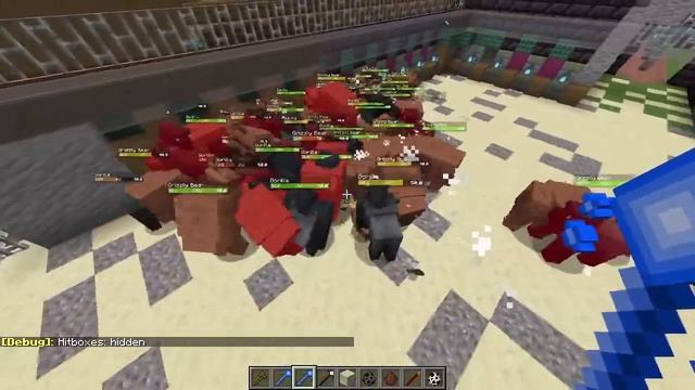 50 GRIZZLY BEAR vs 50 GORILLA | Minecraft mobs battle смотреть онлайн