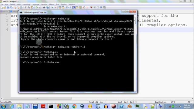 Solution: file requires compiler and library support for C++ 2011 standard | Enabling -std=c++11 смотреть онлайн