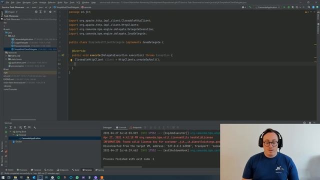 REST Schnittstelle von Camunda Plattform via Java Service Task aufrufen смотреть онлайн