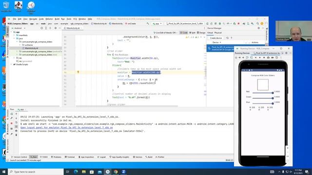 Android Compose Demo: RGB Sliders смотреть онлайн