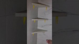 Угловая полочка из плитки. Часть 2