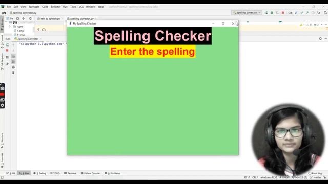 Spelling Checker Program Using Python Tkinter | GeeksforGeeks смотреть онлайн