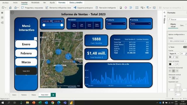 Cómo hacer un MENU INTERACTIVO en POWER BI смотреть онлайн