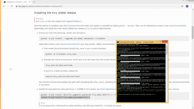 Developing a Python Modern GUI App (Part II)-Setting Up Kivy смотреть онлайн
