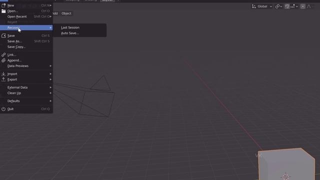 How to Recover unsaved Blender Project file смотреть онлайн