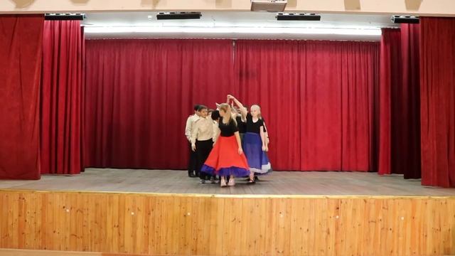 Танцевальный коллектив кадетских классов — «Полька» смотреть онлайн