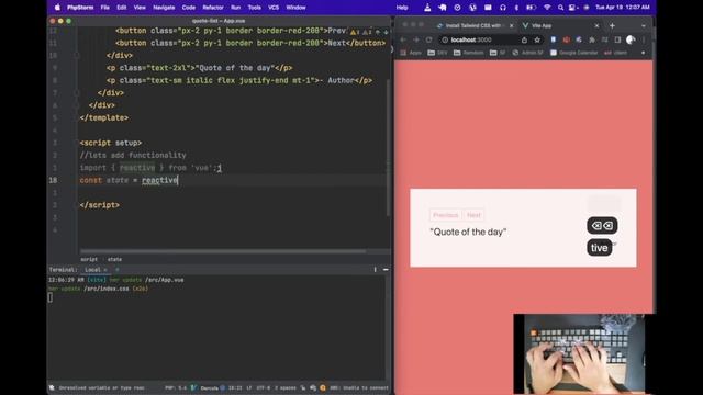 ASMR PROGRAMMING - CREATE QUOTE LIST - VUE3 COMPOSITION API - NO TALKING - Mechanical Keyboard Soun смотреть онлайн