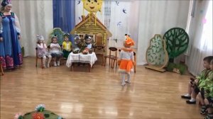 Театрализованная постановка сказки «Теремок» воспитанников 1-ой младшей группы «Теремок»