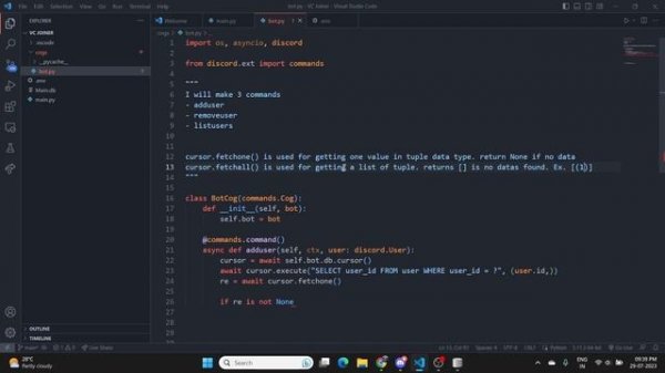 Optimize Your Discord Bot: Easy SQLite Database Setup Tutorial | Python | Discord.py | AnnoMy.