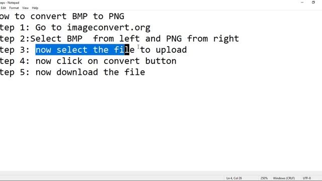 How to convert BMP to PNG смотреть онлайн