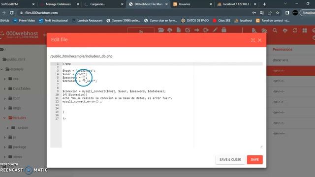 35. Como subir un proyecto web o pagina web y base de datos MySQL a Hosting Gratuito-000WebHost. смотреть онлайн