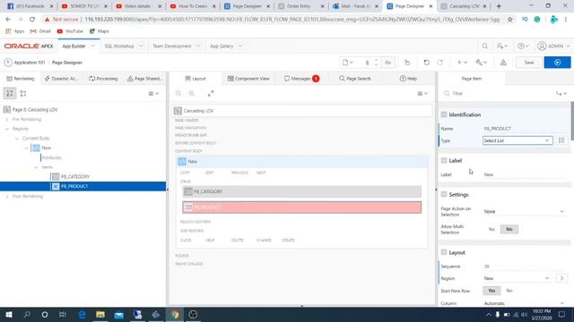 Cascading LOV in Oracle Apex (Bangla Tutorial-6) смотреть онлайн