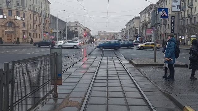 Минский Трамвай. Маршрут №4 ДС "Озеро" - РК "Мясникова" | Minsk Tram. Route №4 смотреть онлайн