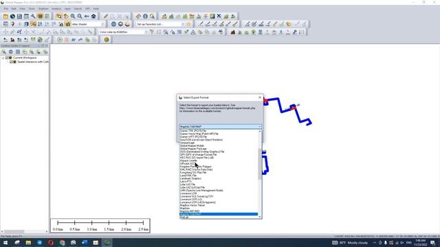 How to Convert KMZ, KML to Tab File in global Mapper смотреть онлайн