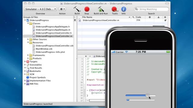 Objective-C iPhone Programming Lesson 6 part 2 - Sliders and Progress Indicators смотреть онлайн