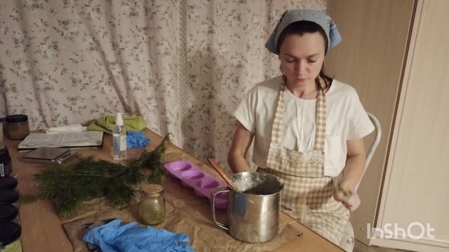 Изготовление твердого шампуня на смоле и отваре пихты. смотреть онлайн